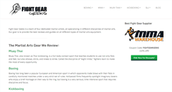 Desktop Screenshot of fightgeargeeks.com