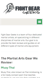 Mobile Screenshot of fightgeargeeks.com